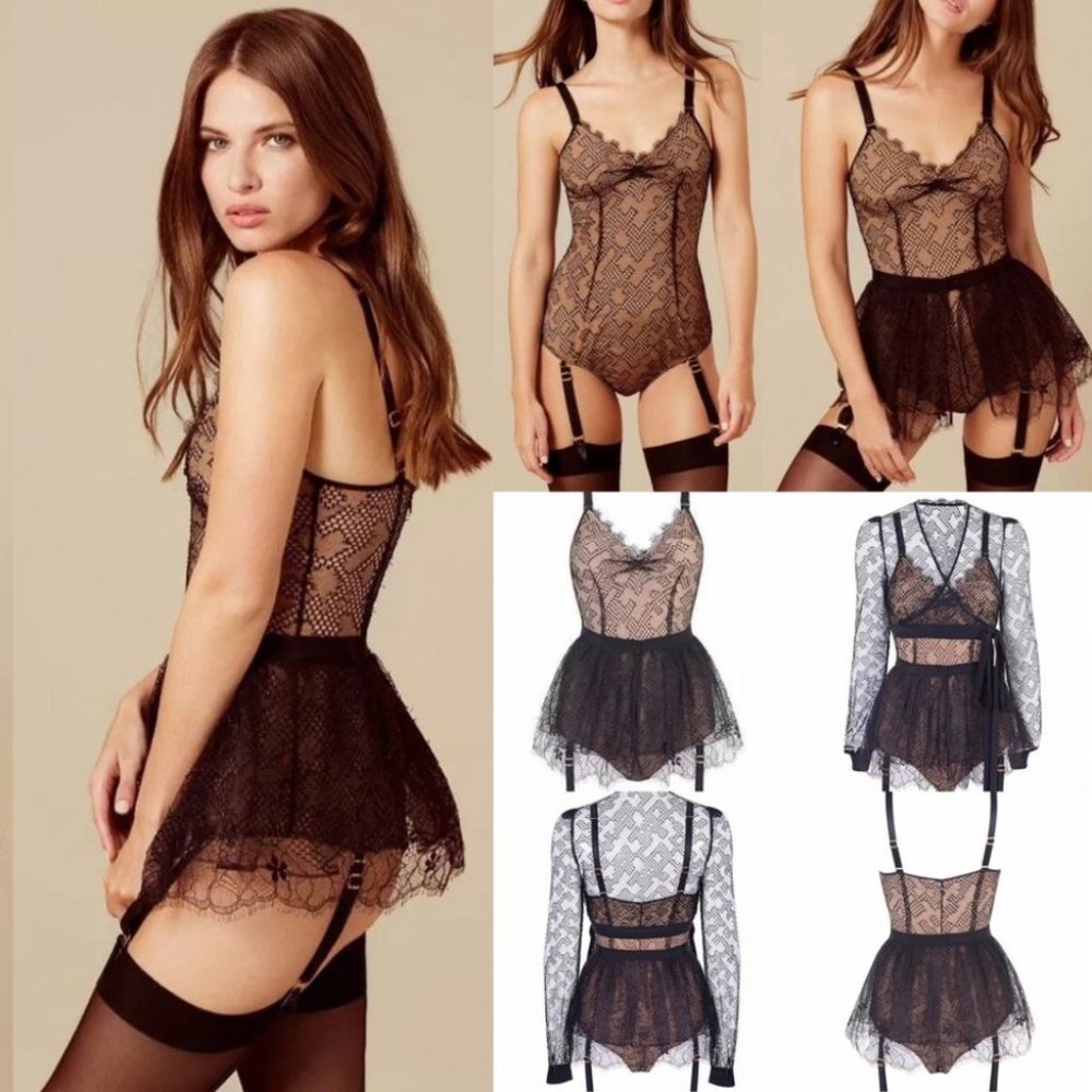 Agent Provocateur Black Lace Bodysuit - Picture 8 of 15